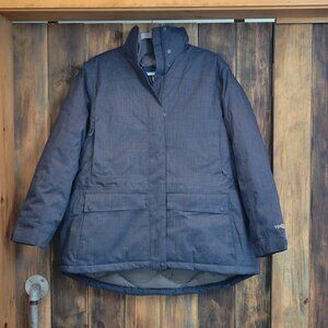 LL Bean Baxter State Parka Womens Size 2X Down Jacket Faux Fur Hood Outdoors